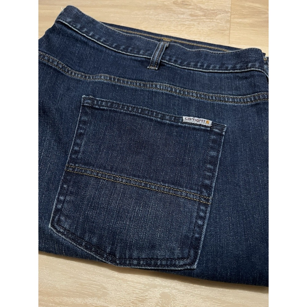 Carhartt Womens Size 24W Original Fit Straight Leg Blue Jeans‎